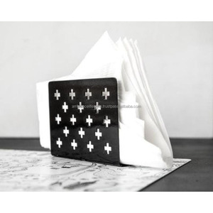 Modern Table Decor Metal Napkin Holder For Dining Table Durable Structure Stylish Home Kitchen Dining Accessory - Product Image 5