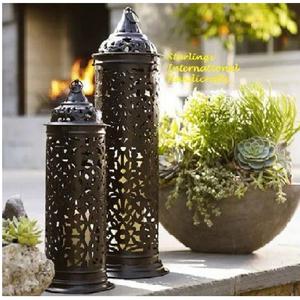 Faroles Vintage de Metal Blanco, Faroles Rústicos con Diseño Hueco para Velas, Ideales para Eventos, Bodas, Jardín, Navidad, Exteriores y Regalos - Product Image 5