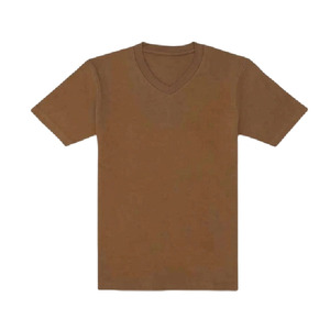บริการรับผลิตเสื้อยืดคอกว้างแบบ OEM พร้อมโลโก้ตามสั่ง เสื้อยืดแขนสั้นผ้าฝ้าย 100% คุณภาพสูงสำหรับผู้ชาย ขายส่ง ระบายอากาศได้ดี - Product Image 1