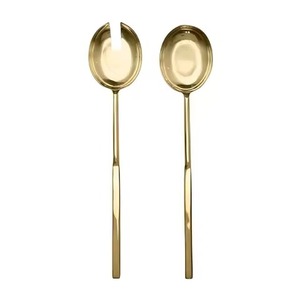 Stainless Steel Salad <b>Servers</b> Set Serving Spoon Fork Elegant Design for Dining and <b>Buffet</b> Use - Product Image 6