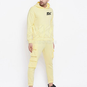 Chándal de algodón 100% con el último diseño, logotipo personalizado, talla grande, transpirable, para hombre, hecho en Pakistán. - Product Image 2