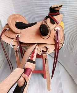 Nouvelle Selle Western en Cuir Véritable avec Rivets en Cuivre, Conception Robuste, Portable, pour Dressage, Fabrication Personnalisée - Product Image 2