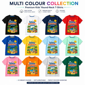 เสื้อยืดแขนยาวคอกลมสีพื้น Island Adventure Tropical Explorer สำหรับผู้ชาย ผ้าเจอร์ซีย์ลำลอง 100% ผ้าฝ้าย ทรงปกติ สั่งทำได้ - Product Image 4