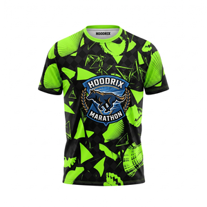 Camiseta Deportiva para Hombre, Personalizable con Logotipo, de Secado Rápido, Transpirable, Ligera, de Manga Corta, para Maratón, Venta al Por Mayor - Product Image 1