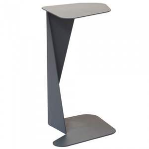 Table d'appoint moderne en métal de style plateau pour servir boissons et en-cas, avec une finition élégante et une construction durable - Product Image 3