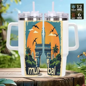 Vaso de 40 oz de marca para concursantes de concursos de belleza, taza de viaje de acero inoxidable - Product Image 2