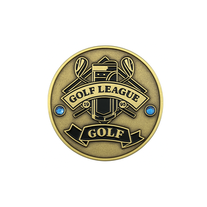 Marqueurs de balle de golf amusants en métal émaillé, forme abeille personnalisée, portables et étanches, 25 mm – Cadeaux pour club d'enfants - Product Image 4