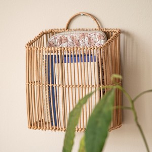 Cestas de mimbre decorativas para colgar en la pared, de ratán tejido a mano, al precio más bajo. - Product Image 3