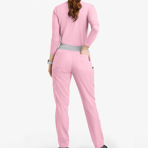 Uniformes de Hospital para Mujer, 90% Poliéster, 10% Elastano, Elásticos, Transpirables, Resistentes, Cómodos, con Múltiples Bolsillos y Cordón Ajustable - Product Image 3