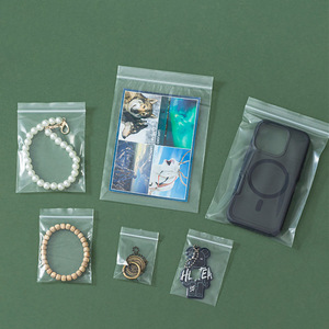 Recycled Clear <b>Transparent</b> Plastic Zipper <b>Bag</b> Custom Size Multi- Purpose Competitive Price with Superior Quality - Product Image 2