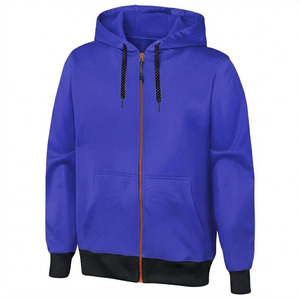Nouveau style streetwear, logo personnalisé, sweat à capuche zippé pour homme, séchage rapide, prix abordable, dernier style pour homme. - Product Image 3