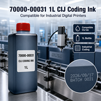 Encre compatible Lei 70000-00031 1L, encre d'impression numérique directe usine pour codage et marquage industriels