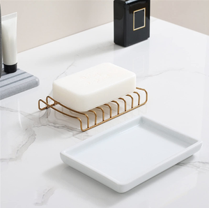 Jabonera de latón de alta calidad a precio económico, excelente jabonera de latón para baño y cocina. - Product Image 5