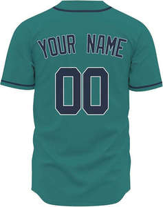 Tenues de baseball et de softball personnalisables, respirantes, imprimées, unies, grandes tailles, manches courtes, ensembles de vêtements de sport unisexes de haute qualité - Product Image 4
