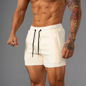 Pantalones Cortos Deportivos Premium para Hombre, Color Sólido, con Cordón, Cintura Media, Tejido Transpirable, con Bolsillos, Gris - Product Image 6
