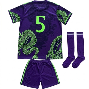 Camiseta de Fútbol Personalizada de Una Pieza con Nombre y Número Personalizados, Uniforme de Equipo de Secado Rápido, Camiseta de Fútbol de Manga Corta para Verano - Product Image 4