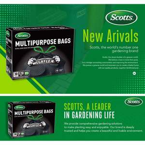 Scotts 120 Bolsas de Basura Negras Grandes de 30 Galones, Desechables, Resistentes a Desgarros, con Cordón, para Contenedores de Basura Grandes de Cocina, Uso Doméstico - Product Image 6