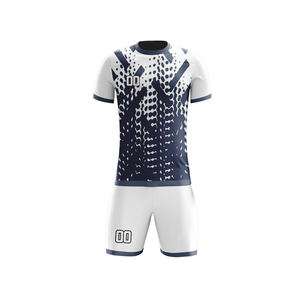 Uniformes de Fútbol Personalizados al por Mayor, 100% Poliéster, Conjuntos de Camisetas de Fútbol Transpirables para Hombre, Sublimación, Servicio OEM para Adultos - Product Image 3