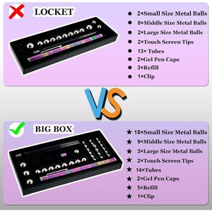 Penna Antistress per Uomo, Regalo Originale per Natale, Idea Regalo per Amico, Perfetto Regalo di Anniversario per Lui, Penne a Sfera Bianche - Product Image 3