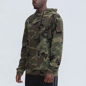 Sudadera con capucha de gran tamaño con logotipo personalizado para hombre, ropa de calle de camuflaje, Jersey, sudaderas con capucha para hombre, Sudadera con capucha de camuflaje de algodón 100 para hombre y mujer - Product Image 4