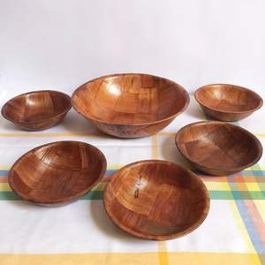 Bol à dîner en bois durable et écologique avec une finition durable, produit durable - Product Image 2