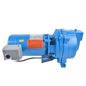 Pompa a getto J5S 1/2 HP 115/230 V in ghisa per pozzi d'acqua poco profondi con 3500 RPM, blu - Product Image 2