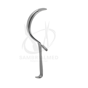 เครื่องมือถ่างกล้ามเนื้อแบบดึงกลับชนิดที่ 1 ยี่ห้อ Sambrialmed International พร้อมไฟเบอร์ออปติก ขนาด 20 ซม. สำหรับศัลยกรรมตกแต่ง SI-56-18000 - Product Image 2