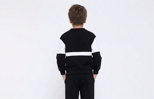 Conjunto Deportivo de Algodón para Niños, Cuello Redondo, Manga Larga, Estilo Casual para Otoño, con Bolsillos Laterales, Corte Regular - Product Image 4