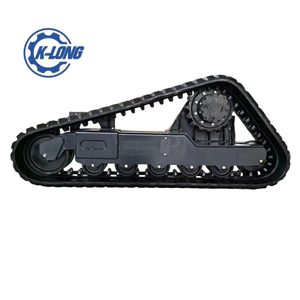 ชุดตีนตะขาบยางรูปสามเหลี่ยมคุณภาพสูง 3-5 ตัน สำหรับรถตักล้อยางขนาดเล็ก, แท่นขุดเจาะขนาดเล็ก, แชสซี - Product Image 5