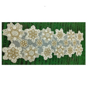 Indian Handmade Beaded <b>Table</b> <b>Runner</b> Embroidered Floral <b>Table</b> Linen Modern Decor for Home Hotel Restaurant - Product Image 6