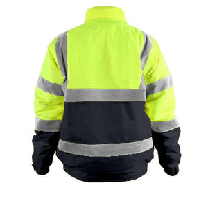 Chaqueta de Seguridad Reflectante de Alta Visibilidad 3 en 1, Impermeable y Transpirable para Invierno - Product Image 4