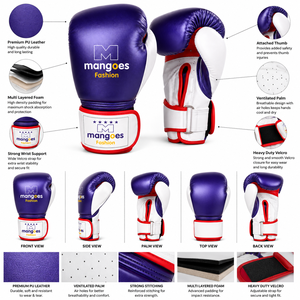 Custom Boxing <b>Gloves</b> Fitness Training Equipment Comfortable <b>Grip</b> Durable Construction OEM ODM Available Custom PU Leather - Product Image 6