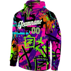 Sudaderas con Capucha Sublimadas Personalizadas al por Mayor para Jóvenes, Uniformes Unisex, Servicio OEM, Sudaderas con Capucha Sublimadas de Fútbol Americano Personalizadas para Hombre - Product Image 1