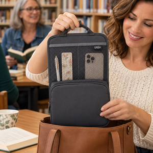 Organizador de Bolsas para Regalos de Biblioteca GillyGro FlexPack Urban Book Club, con 12 Bolsillos, Venta al Por Mayor - Product Image 2