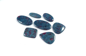 Venta al por mayor de cabujones de rubí y kianita natural, gemas sueltas de cristal, rubí fuchsite curativo para decoración del hogar y joyería. - Product Image 2