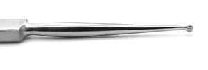 Curette dermique Fox de haute qualité, en acier inoxydable, à extrémité arrondie, manuelle, certifiée CE, instruments ORL - Product Image 4