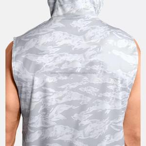 Débardeur à capuche léger et moderne pour hommes, idéal pour la course à pied, la gym, l'entraînement et le streetwear – Qualité supérieure - Product Image 3