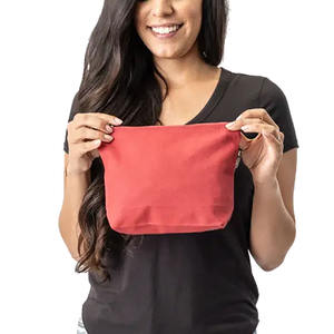 Sacs à maquillage en toile grande capacité personnalisés en gros, fabriqués en usine, mignons, pour femmes, trousse de toilette et sac cosmétique - Product Image 2