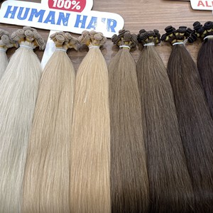 Mejor Opción: Cabello Humano Vietnamita Liso de Doble Trama Cosida a Mano, Cutícula Alineada, Calidad Premium a Precio de Fábrica - Product Image 4