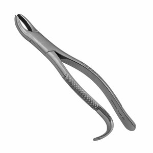 Forceps d'extraction dentaire à pointe droite 18R en acier inoxydable, instrument de retrait de dents pour la chirurgie buccale et les procédures dentaires - Product Image 4