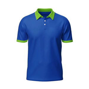 เสื้อโปโลแขนสั้นลำลองผ้าถักโพลีเอสเตอร์/คอตตอน 180GSM ระบายอากาศ แห้งเร็ว สำหรับผู้ชาย ขายดีที่สุดประจำปี 2026 - Product Image 1