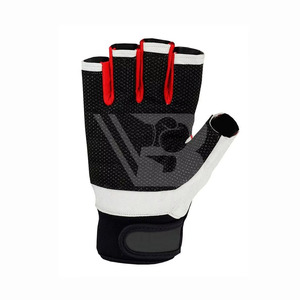 Best Quality Custom Design Gym <b>Gloves</b> High-Durable Polyester Leather Breathable Fitness <b>Weight</b> Lifting Sports <b>Gloves</b> - Product Image 3