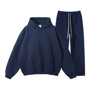 Conjunto de Sudadera con Capucha de Poliéster y Algodón Personalizado de Alta Calidad al por Mayor, Conjunto Deportivo Cómodo y Moderno con Logotipo Personalizado - Product Image 3