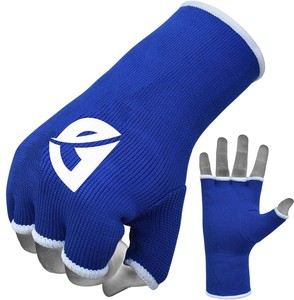 Superior Wrist Knuckle Thumb Protection MMA Custom Quick Hand Wraps Integrated Gel Pad Inner Gloves All-in-One Boxing Gloves - Product Image 4