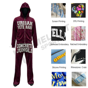 Ensemble de survêtement zippé personnalisé pour homme – Tenue de sport tendance et durable pour le jogging et l'entraînement - Product Image 2