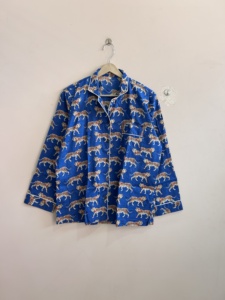 Conjunto de Pijama de Algodón para Mujer, Ropa de Dormir Cómoda con Estampado, Ropa de Noche de Lujo - Product Image 4