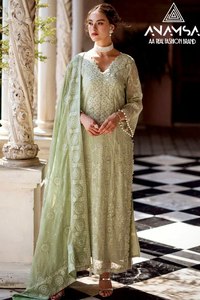 Ropa tradicional india Elegante y de aspecto simple Estilo indio pakistaní Salwar Kameez Listo hecho a precios al por mayor - Product Image 3