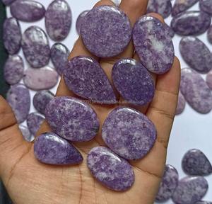 Qualité Exceptionnelle, Cabochon en Lepidolite de Jaspe Naturel, Formes Mixtes, Pierre de Guérison pour la Fabrication de Bijoux, Vente en Gros, GRV Jewelry, Fournisseur tiers - Product Image 3