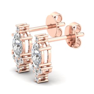 REYES - Pendientes de Plata de Ley 925 con Moissanita, Diseño Moderno, Joyería Fina para Mujer, Regalo de Aniversario de Lujo - Product Image 3