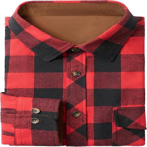 Chemise en flanelle pour homme à prix de gros, dernier style, très vendue, anti-plis, matériau durable, entièrement personnalisable - Product Image 4